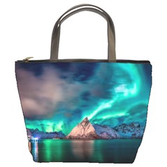 Amazing Aurora Borealis Colors Bucket Bag