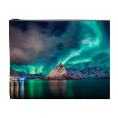 Amazing Aurora Borealis Colors Cosmetic Bag (XL)