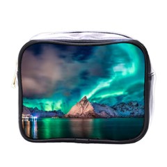 Amazing Aurora Borealis Colors Mini Toiletries Bag (One Side)