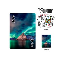 Amazing Aurora Borealis Colors Playing Cards 54 Designs (Mini)