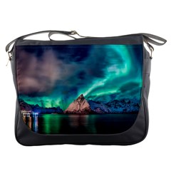 Amazing Aurora Borealis Colors Messenger Bag