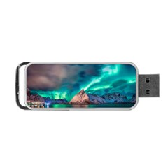 Amazing Aurora Borealis Colors Portable USB Flash (Two Sides)