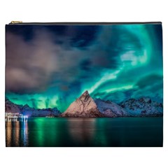 Amazing Aurora Borealis Colors Cosmetic Bag (XXXL)