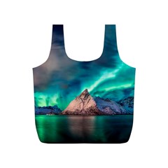 Amazing Aurora Borealis Colors Full Print Recycle Bag (S)