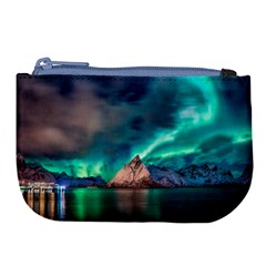 Amazing Aurora Borealis Colors Large Coin Purse