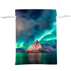 Amazing Aurora Borealis Colors Lightweight Drawstring Pouch (XL)