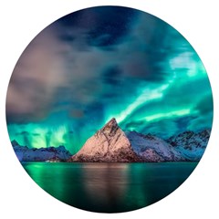 Amazing Aurora Borealis Colors Round Trivet