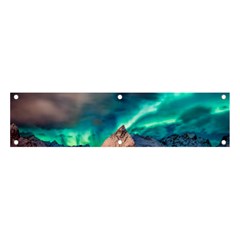 Amazing Aurora Borealis Colors Banner and Sign 4  x 1 