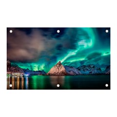 Amazing Aurora Borealis Colors Banner And Sign 5  X 3  by B30l