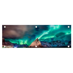 Amazing Aurora Borealis Colors Banner and Sign 6  x 2 