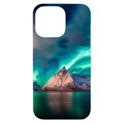 Amazing Aurora Borealis Colors iPhone 14 Pro Max Black UV Print Case