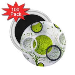 Circles Still Life 2 25  Magnets (100 Pack) 