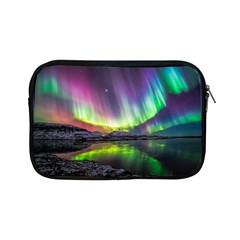 Aurora Borealis Polar Northern Lights Natural Phenomenon North Night Mountains Apple Ipad Mini Zipper Cases by B30l