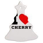 I love cherry Ornament (Christmas Tree)  Front