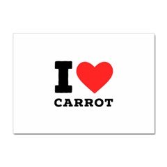 I love carrots  Sticker A4 (100 pack)