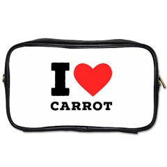 I love carrots  Toiletries Bag (Two Sides)