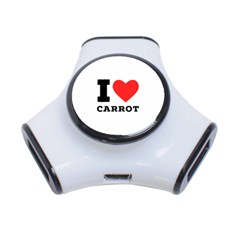 I love carrots  3-Port USB Hub