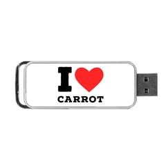 I love carrots  Portable USB Flash (Two Sides)