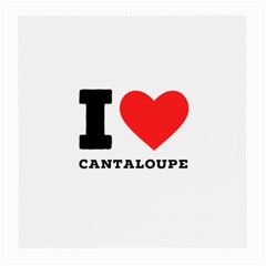 I Love Cantaloupe  Medium Glasses Cloth by ilovewhateva