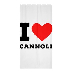 I Love Cannoli  Shower Curtain 36  X 72  (stall)  by ilovewhateva