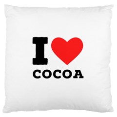 I Love Cocoa Standard Premium Plush Fleece Cushion Case (two Sides) by ilovewhateva