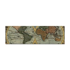 Vintage World Map Travel Geography Sticker Bumper (10 Pack) by B30l