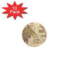 Map Of Greece Archipelago 1  Mini Magnet (10 Pack)  by B30l