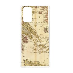 Map Of Greece Archipelago Samsung Galaxy Note 20 Tpu Uv Case by B30l