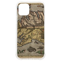 Iceland Cartography Map Renaissance Iphone 12/12 Pro Tpu Uv Print Case by B30l