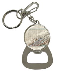 Mountain View Mountain Top Infographics Map Bottle Opener Key Chain