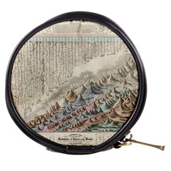 Mountain View Mountain Top Infographics Map Mini Makeup Bag by B30l