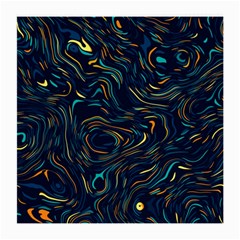 Colorful Abstract Pattern Creative Colorful Line Linear Background Medium Glasses Cloth (2 Sides)