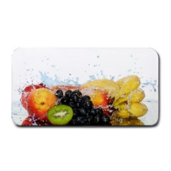 Variety Of Fruit Water Berry Food Splash Kiwi Grape Medium Bar Mat