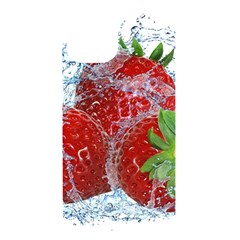 Red Strawberries Water Squirt Strawberry Fresh Splash Drops iPhone 14 Black UV Print Case