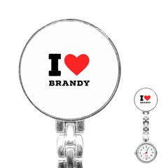 I Love Brandy Stainless Steel Nurses Watch by ilovewhateva