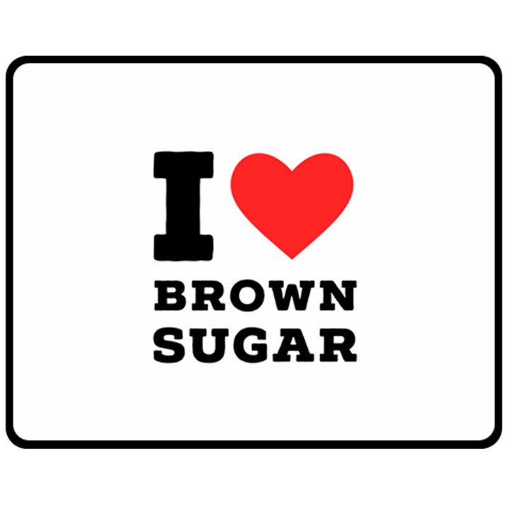I love brown sugar Fleece Blanket (Medium)