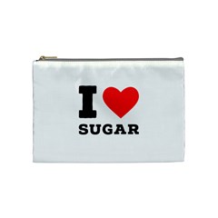 I Love Sugar  Cosmetic Bag (medium) by ilovewhateva