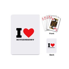 I love boysenberry  Playing Cards Single Design (Mini)