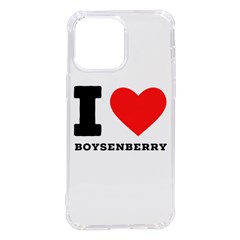 I Love Boysenberry  Iphone 14 Pro Max Tpu Uv Print Case by ilovewhateva