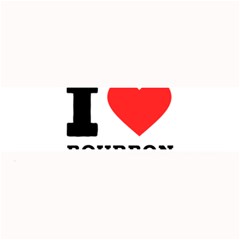 I Love Bourbon  Large Bar Mat by ilovewhateva