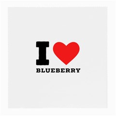 I Love Blueberry  Medium Glasses Cloth by ilovewhateva