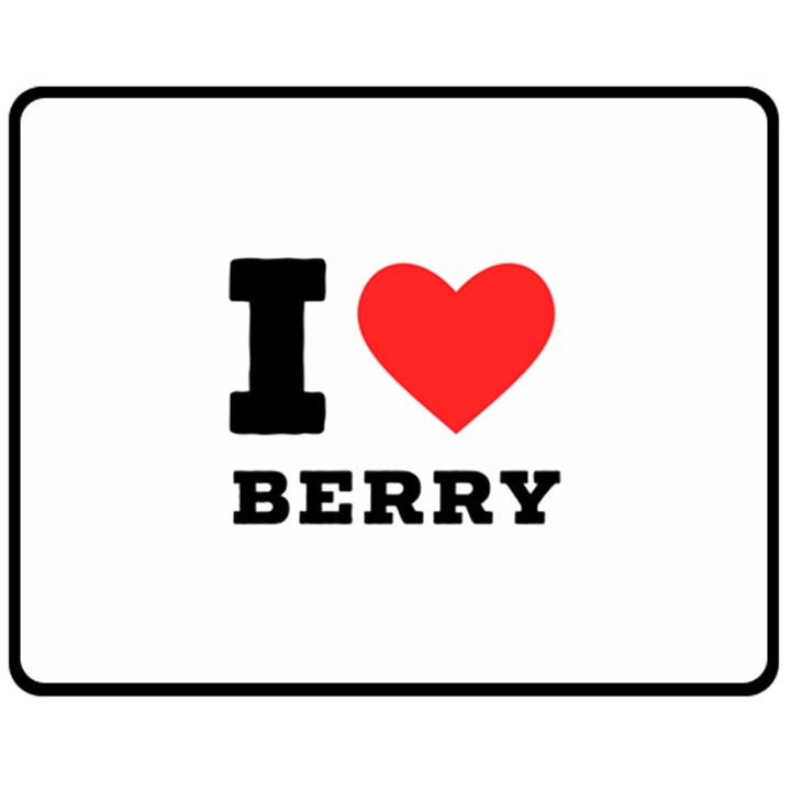 I love berry Fleece Blanket (Medium)