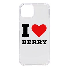 I Love Berry Iphone 14 Tpu Uv Print Case by ilovewhateva