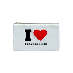I Love Blackberries  Cosmetic Bag (small) by ilovewhateva