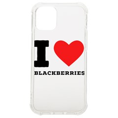 I Love Blackberries  Iphone 12 Mini Tpu Uv Print Case	 by ilovewhateva