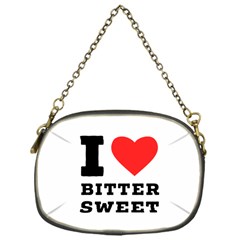 I Love Bitter Sweet Chain Purse (one Side) by ilovewhateva