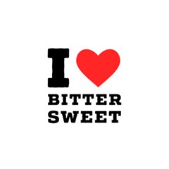 I Love Bitter Sweet Play Mat (rectangle) by ilovewhateva