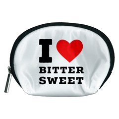 I Love Bitter Sweet Accessory Pouch (medium) by ilovewhateva