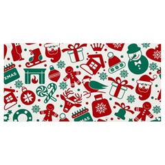 Background Vector Texture Christmas Winter Pattern Seamless Banner And Sign 8  X 4  by danenraven