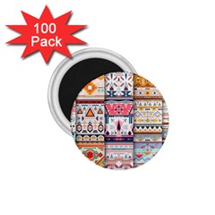 Pattern Texture Multi Colored Variation 1 75  Magnets (100 Pack)  by danenraven